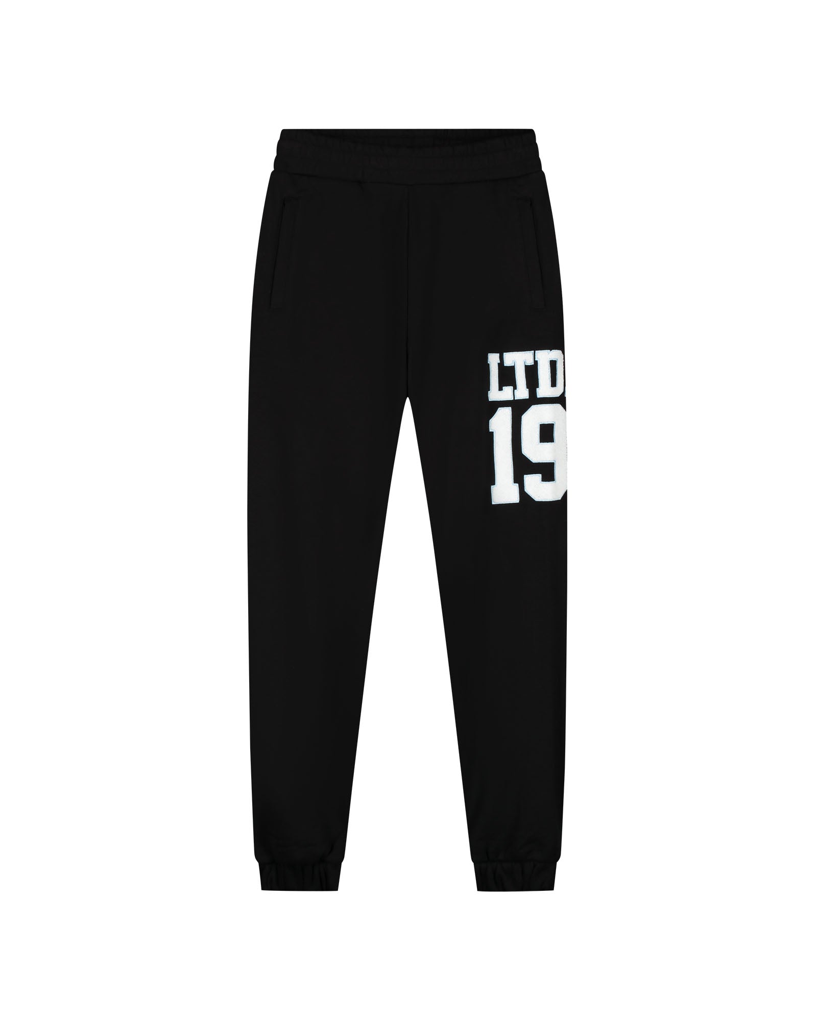 Malelions Women Sherpa Applique Match Sweatpants | Black