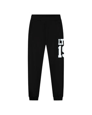 Malelions Women Sherpa Applique Match Sweatpants | Black