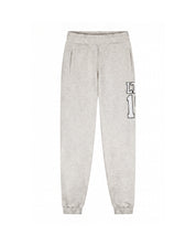 Malelions Women Sherpa Applique Match Sweatpants | Grey Melange