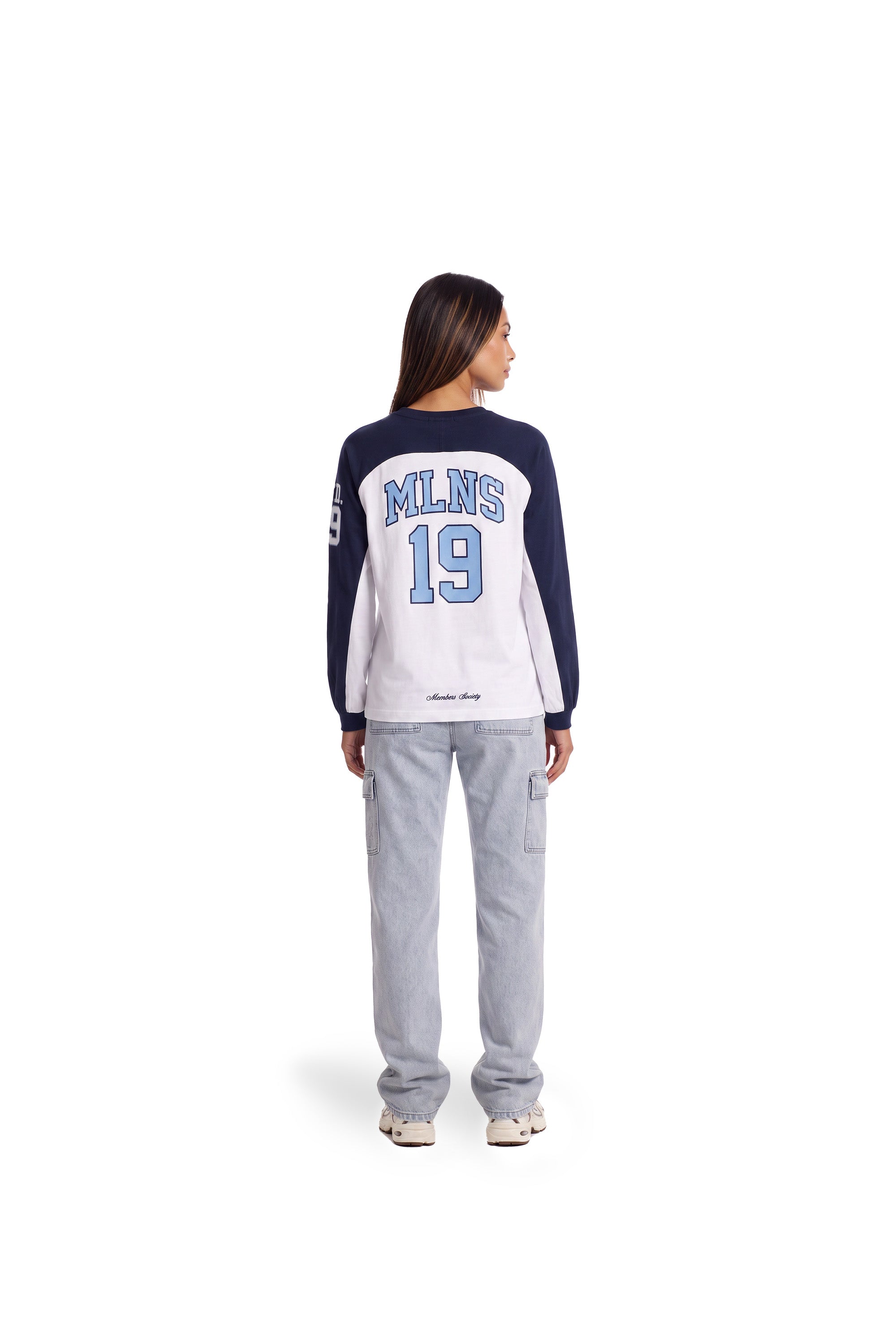 Malelions Women Match Longsleeve T-Shirt | Midnight Blue