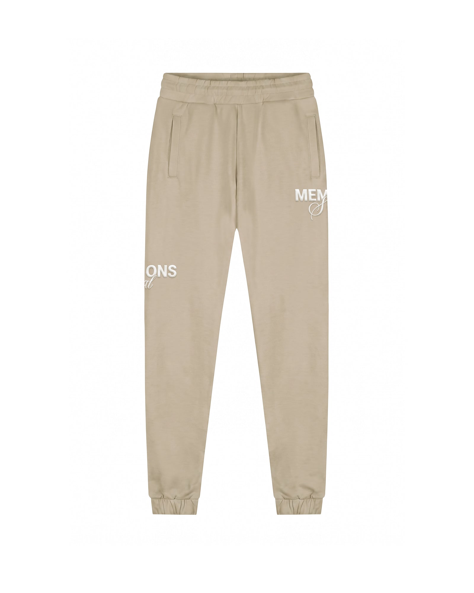 Malelions Women Members Society Sweatpants | Beige