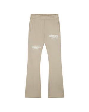Malelions Women Members Society Flared Sweatpants | Beige