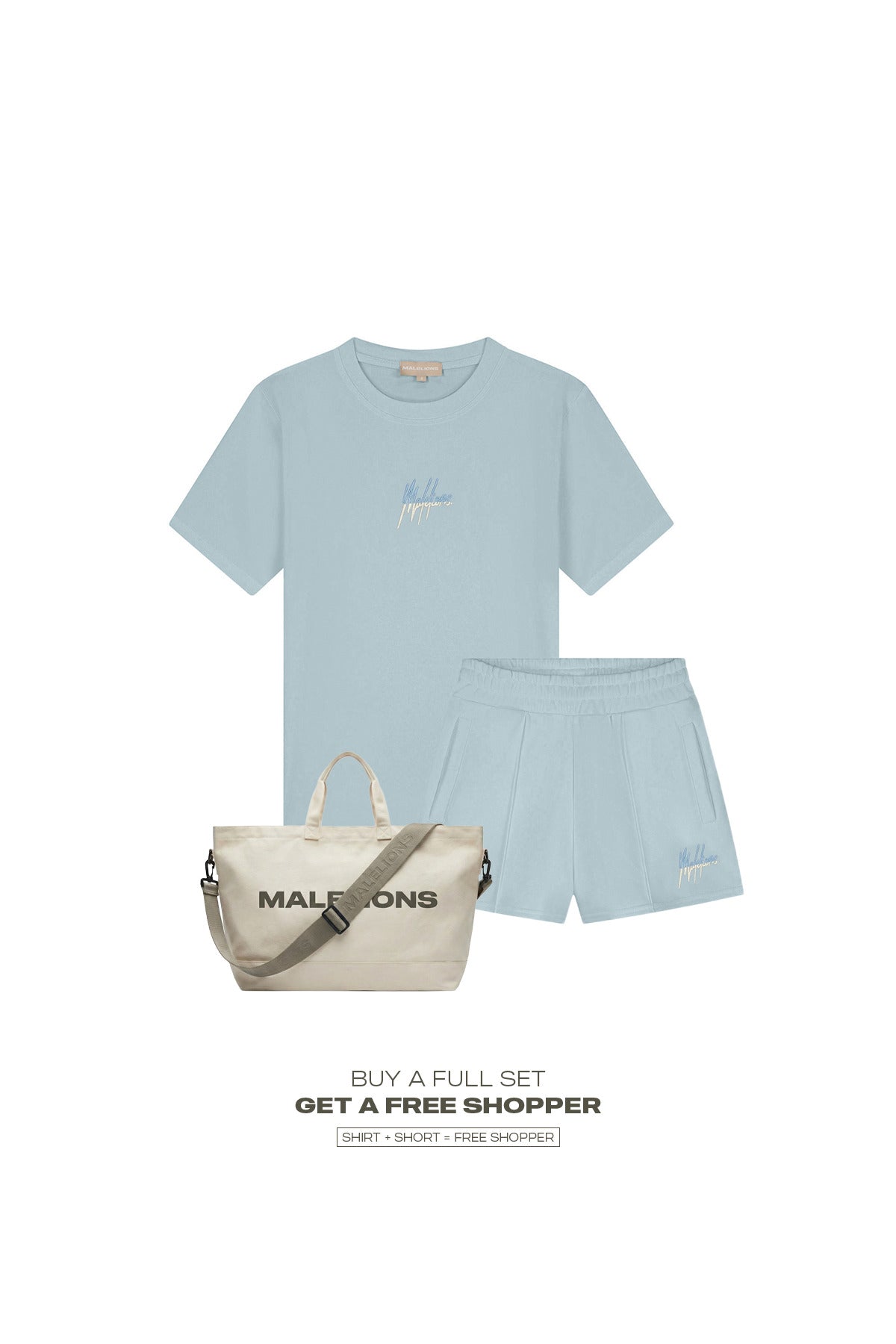 Malelions Women Kiki T-Shirt | Vista Blue/Dark Blue