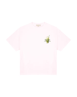 Malelions Women Barista Lounge Oversized T-Shirt | Soft Pink