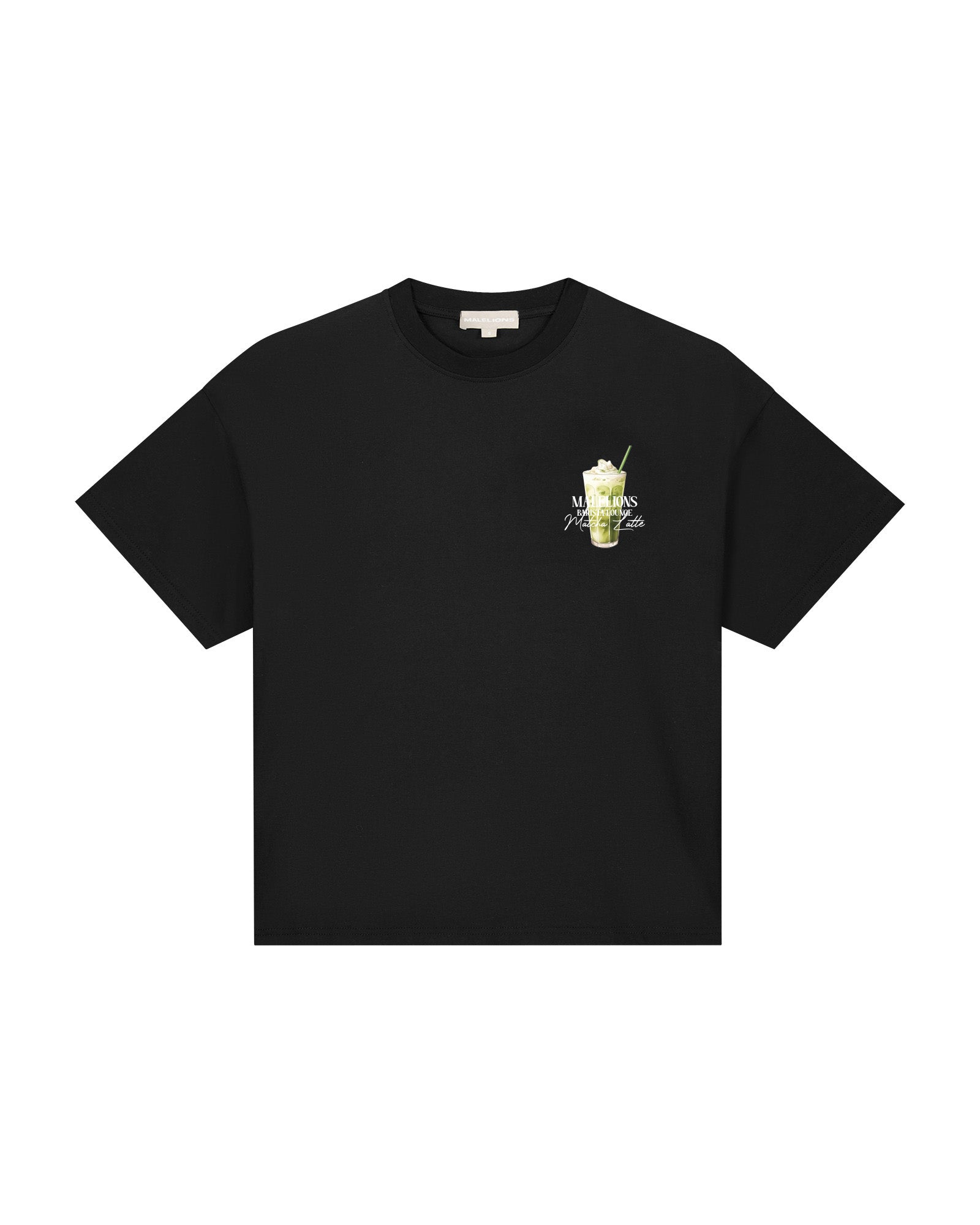 Malelions Women Barista Lounge Oversized T-Shirt | Black