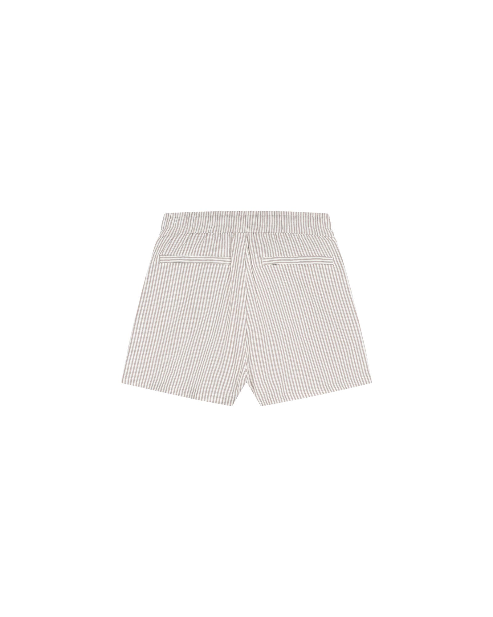 Malelions Women Patch Logo Striped Shorts | Sand