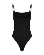 Malelions Women Charm Emblem Bodysuit | Black