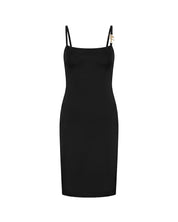 Malelions Women Charm Emblem Dress | Black