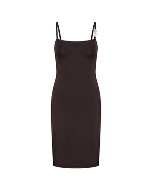 Malelions Women Charm Dress | Chocolate