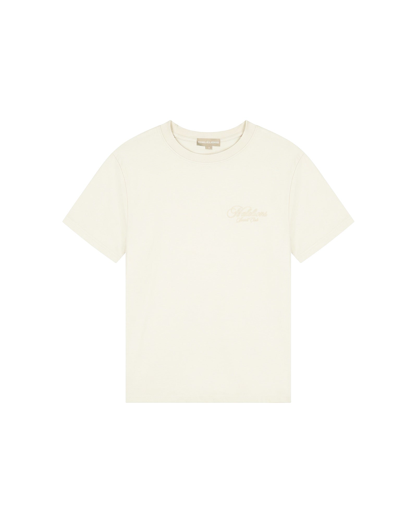 Malelions Women Social Club T-Shirt | Cream
