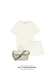 Malelions Women Social Club T-Shirt | Cream