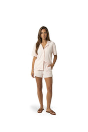 Malelions Women Emblem Bouclé Shorts | Soft Pink