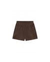  Malelions Women Emblem Bouclé Shorts | Chocolate