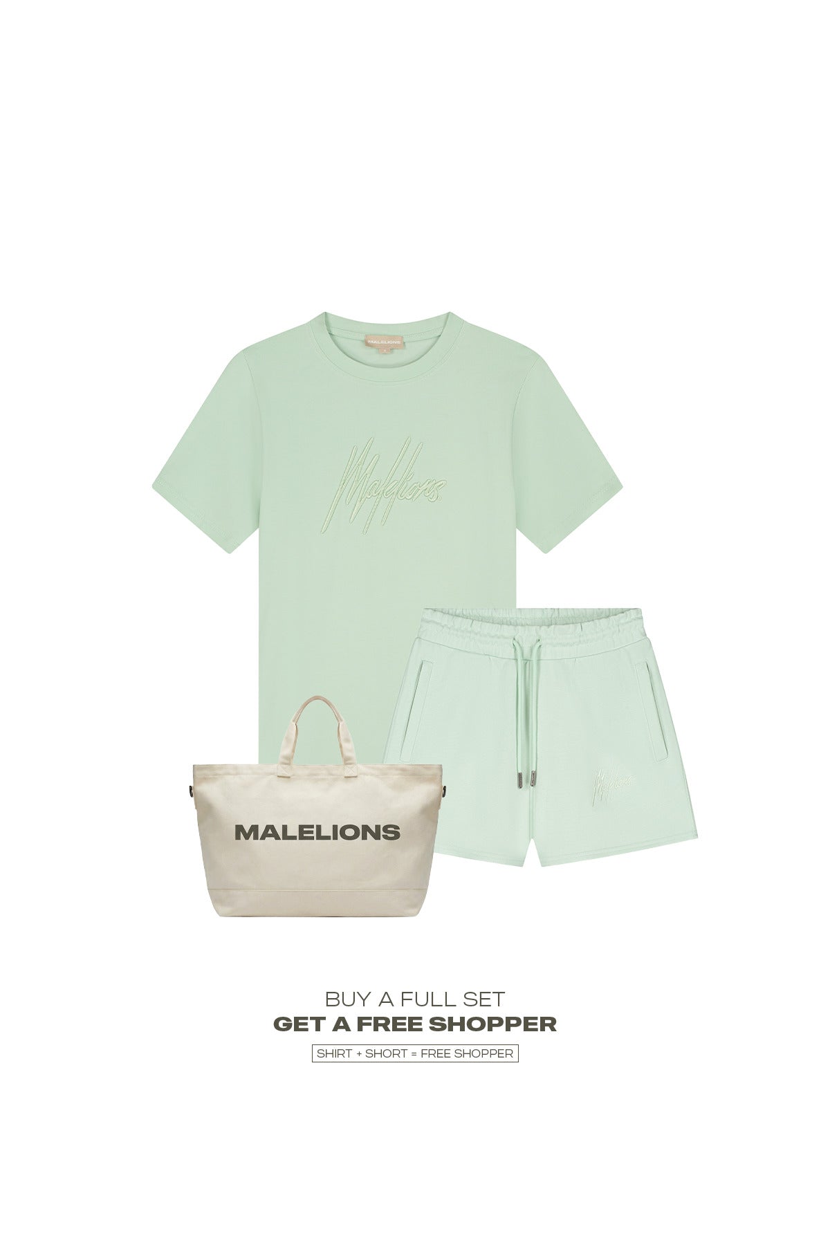 Malelions Women Essentials Shorts | Pistachio