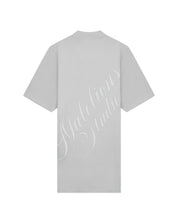 Malelions Women Studio T-Shirt Dress | Light Grey