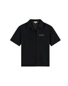  Malelions Women Italian Summer Towelling Shirt | Black
