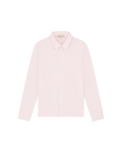 Malelions Women Seersucker Button-Up Shirt | Soft Pink