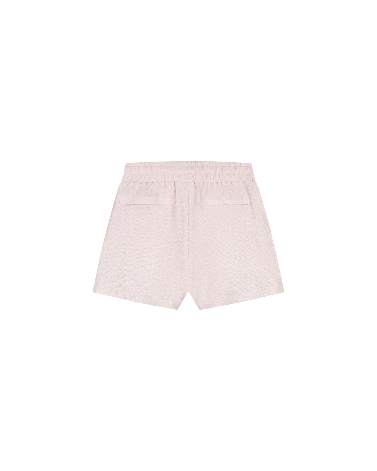 Malelions Women Seersucker Shorts | Soft Pink