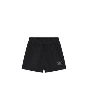 Malelions Women Seersucker Shorts | Black