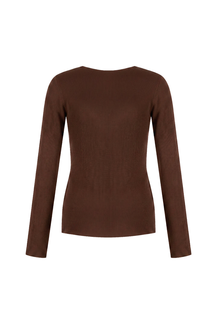 MWC50026003_50012_Malelions_Women_Emblem_V-neck_Top_Dark_Brown_Back.jpg