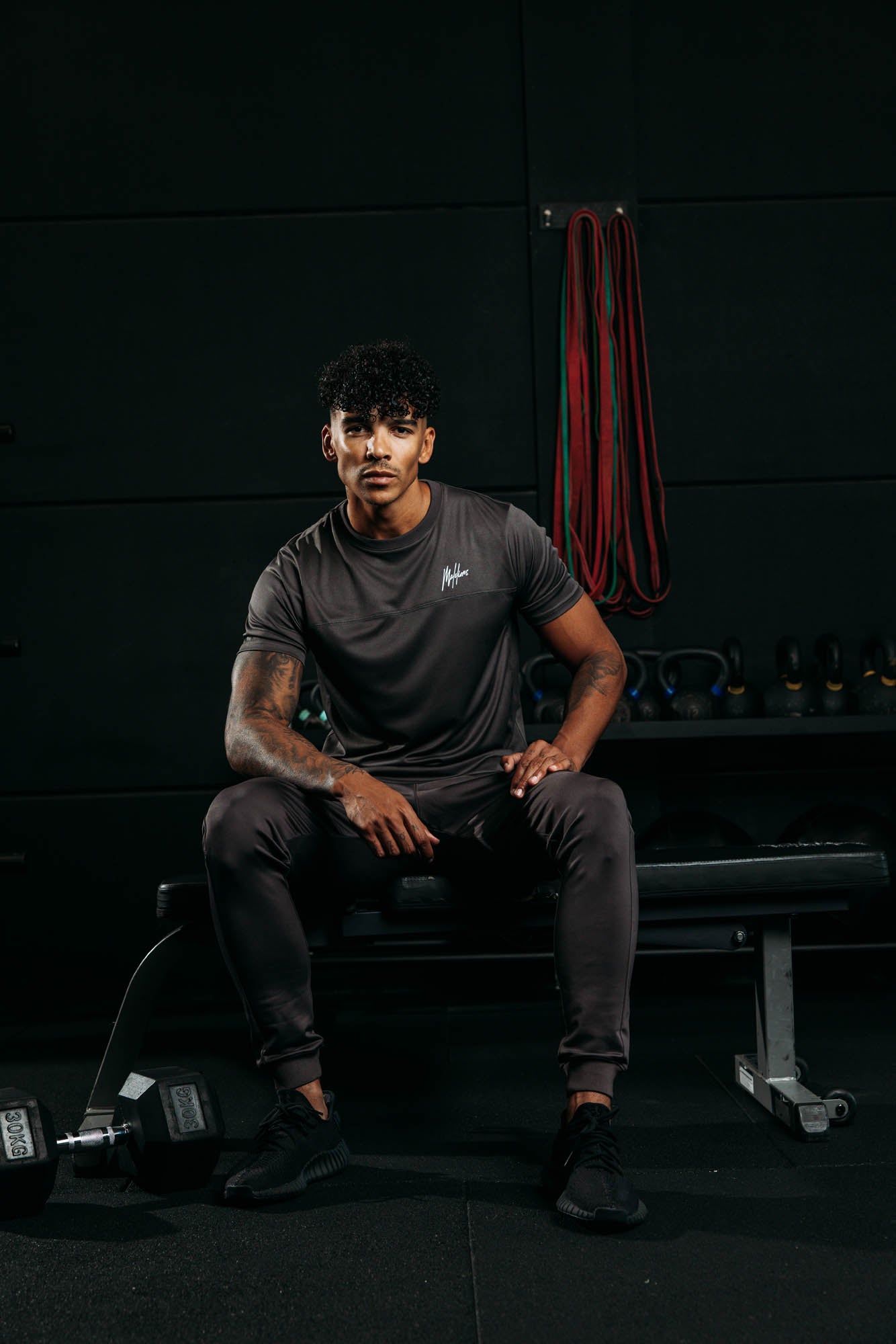 Malelions Sport Ace Trackpants | Charcoal