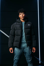 Malelions Sport Ace Puffer Jacket | Black