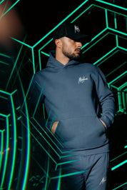 Malelions Men Signature Tracksuit | Blue