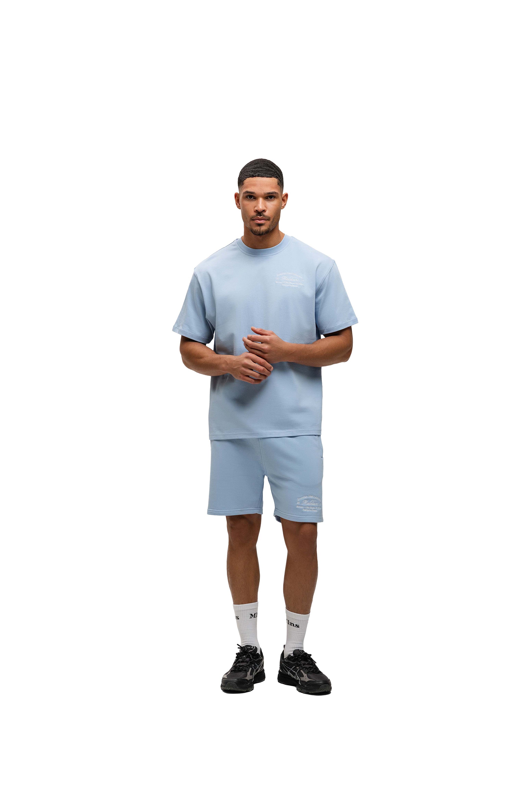 Malelions Men Marina T-Shirt | Vista Blue