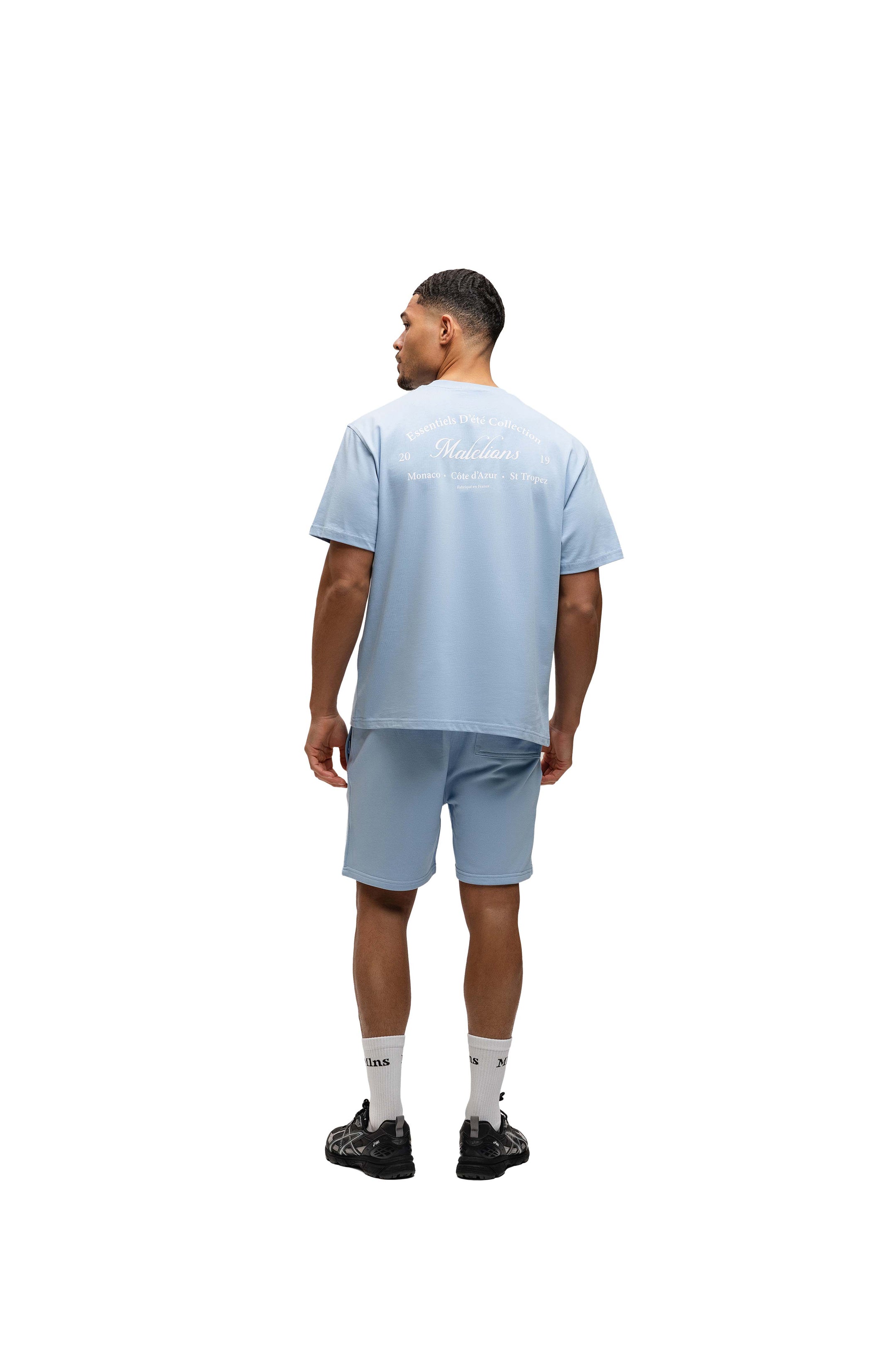 Malelions Men Marina T-Shirt | Vista Blue