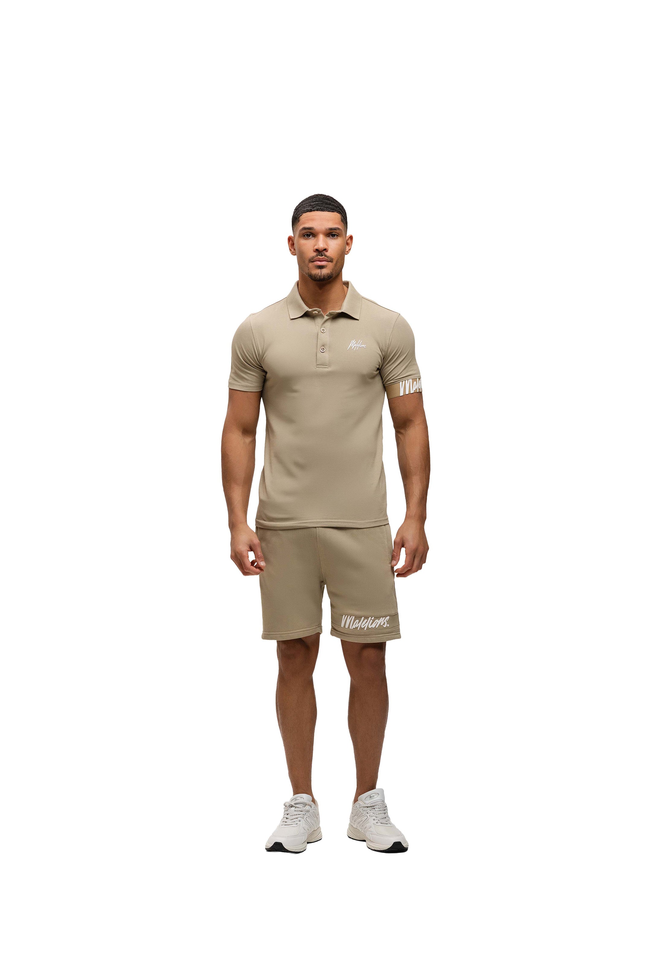Malelions Men Captain Polo | Taupe