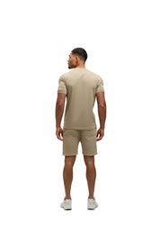 Malelions Men Captain T-Shirt | Taupe