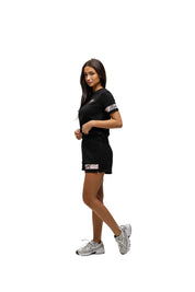 Malelions Women Captain T-Shirt | Black