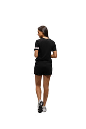 Malelions Women Captain T-Shirt | Black