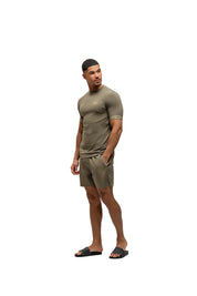 Malelions Men Venetian Swim Shorts | Dark Sage