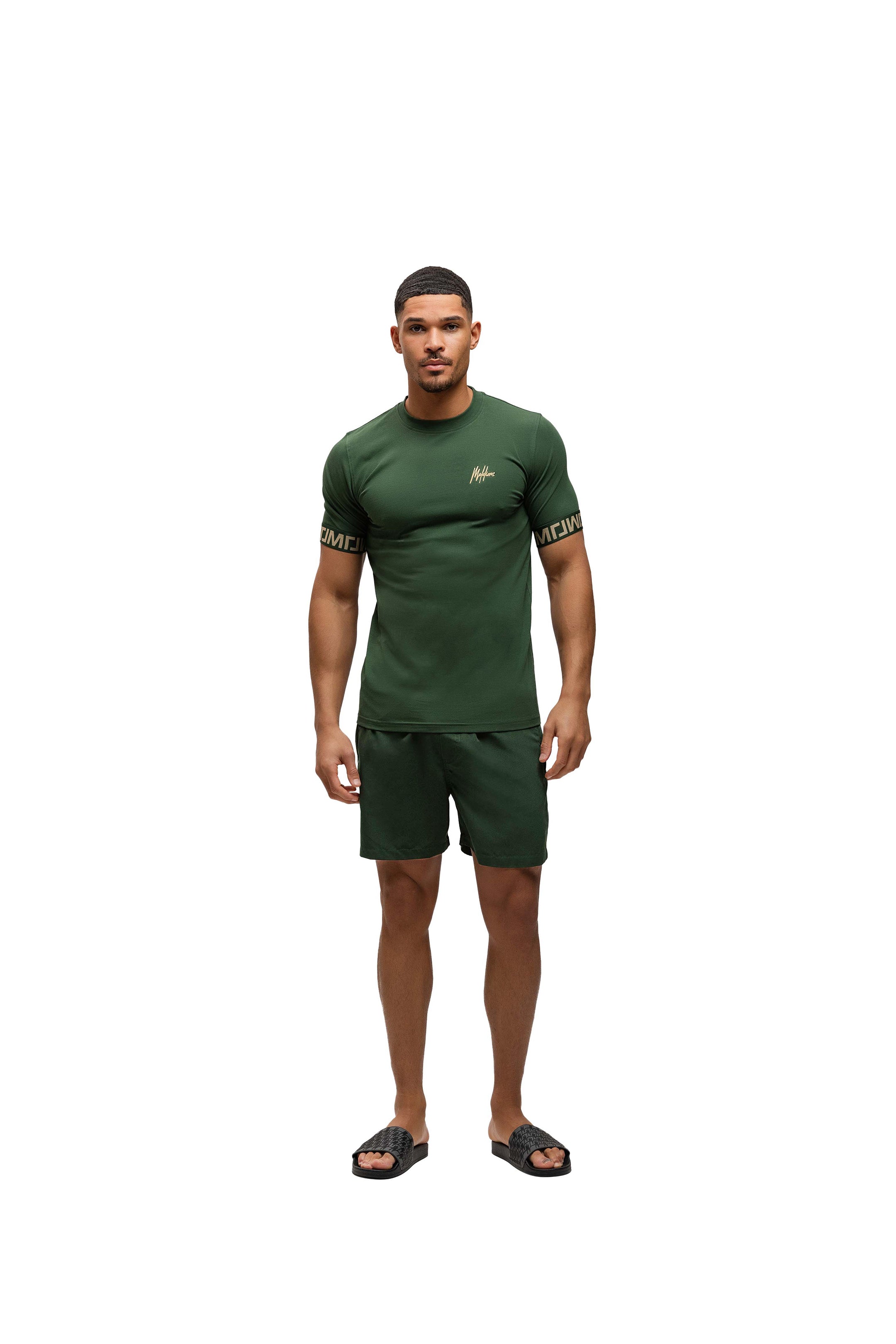 Malelions Men Venetian Swim Shorts | Racing Green