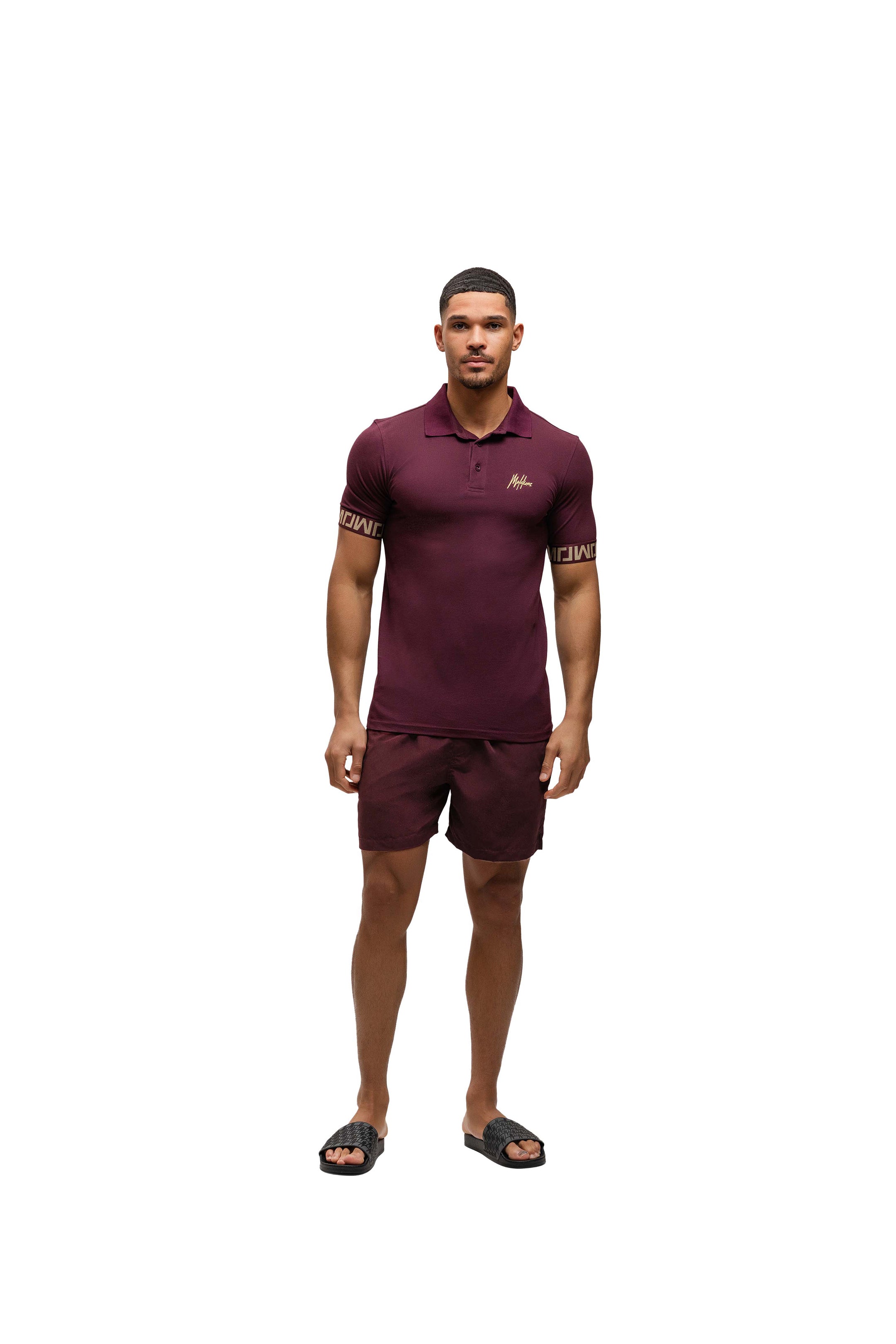 Malelions Men Venetian Polo | Burgundy