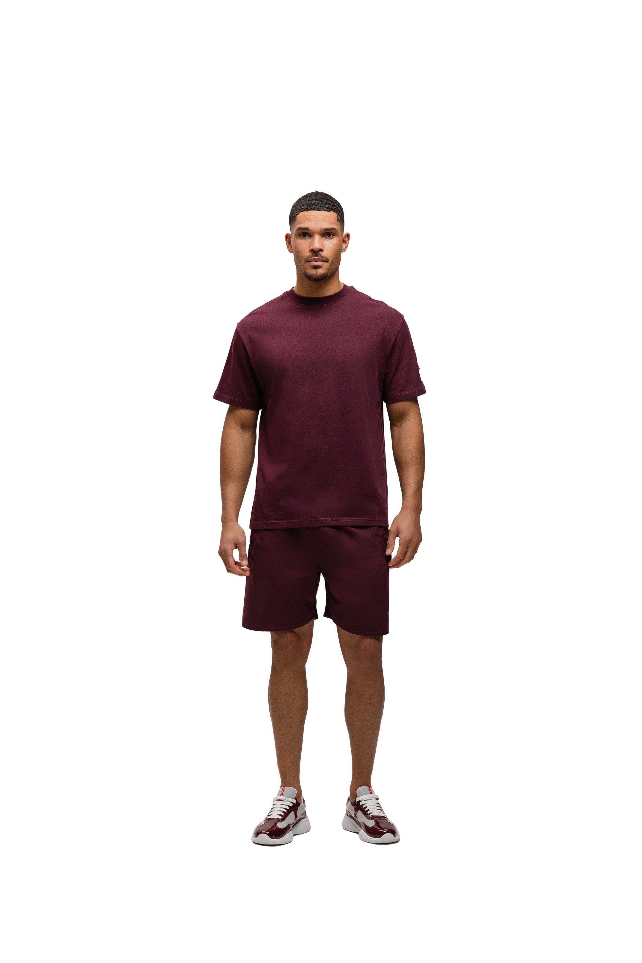 Malelions Men Collection Swim Shorts | Burgundy