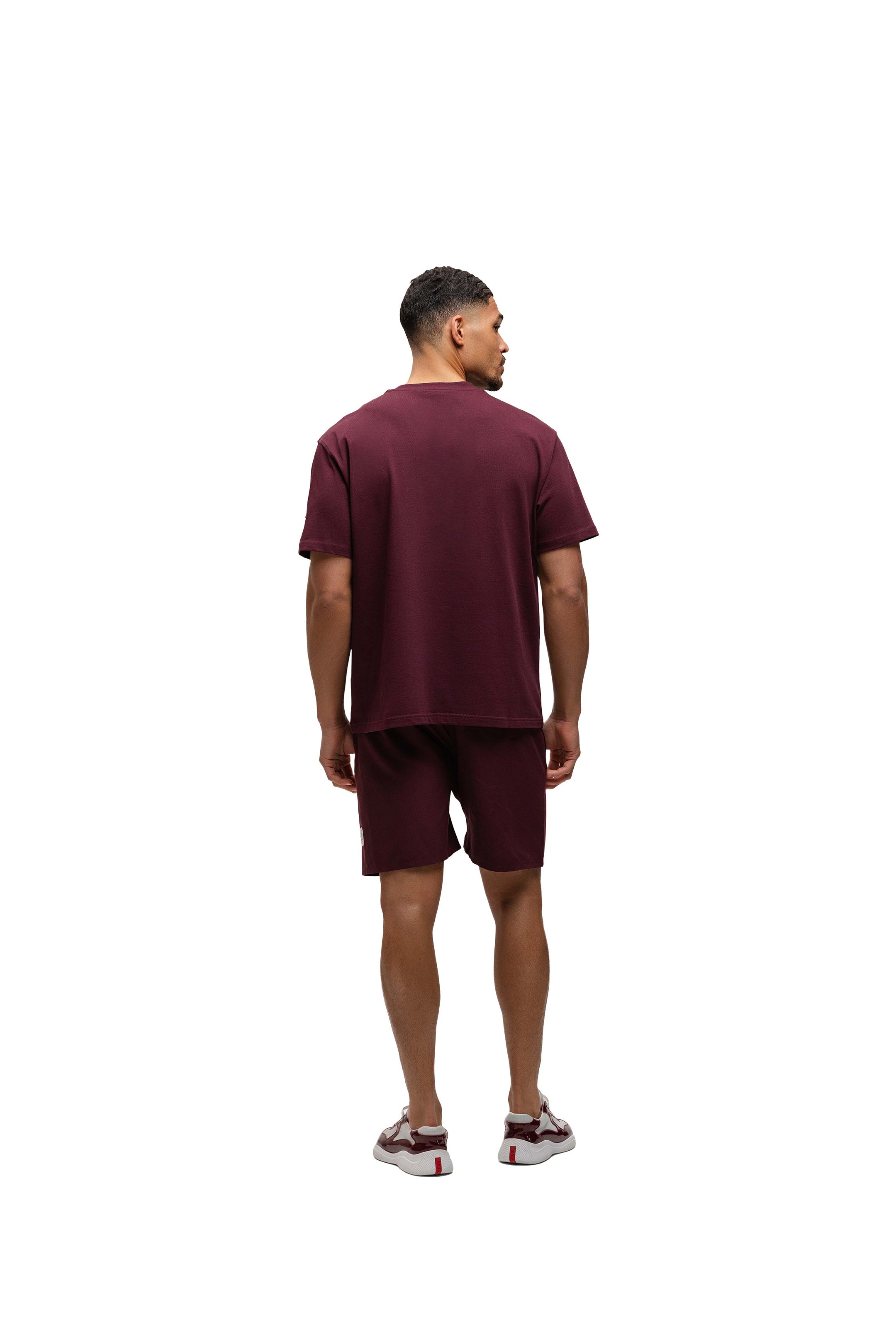 Malelions Men Collection T-Shirt | Burgundy