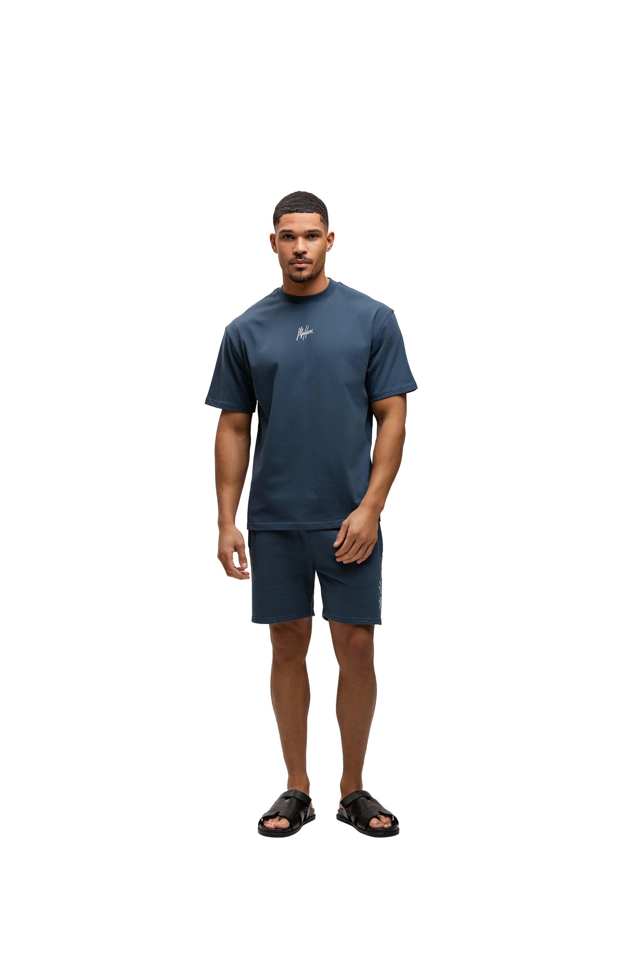 Malelions Men Split Shorts | Slate