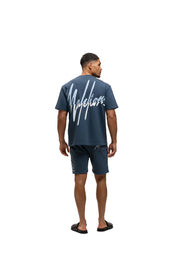 Malelions Men Split T-Shirt | Slate