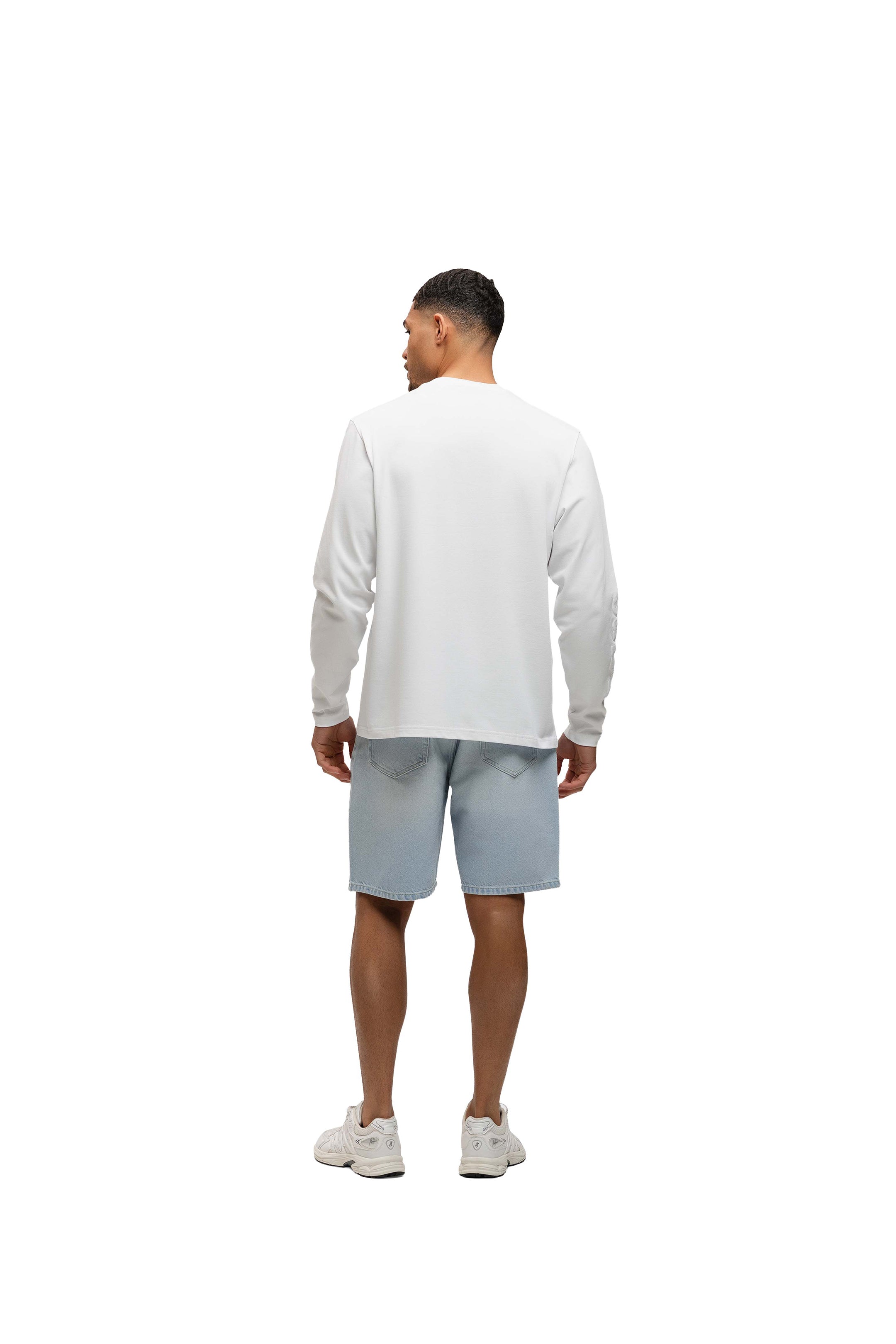 Malelions Men Department Longsleeve T-Shirt | White