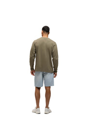 Malelions Men Department Longsleeve T-Shirt | Dark Sage