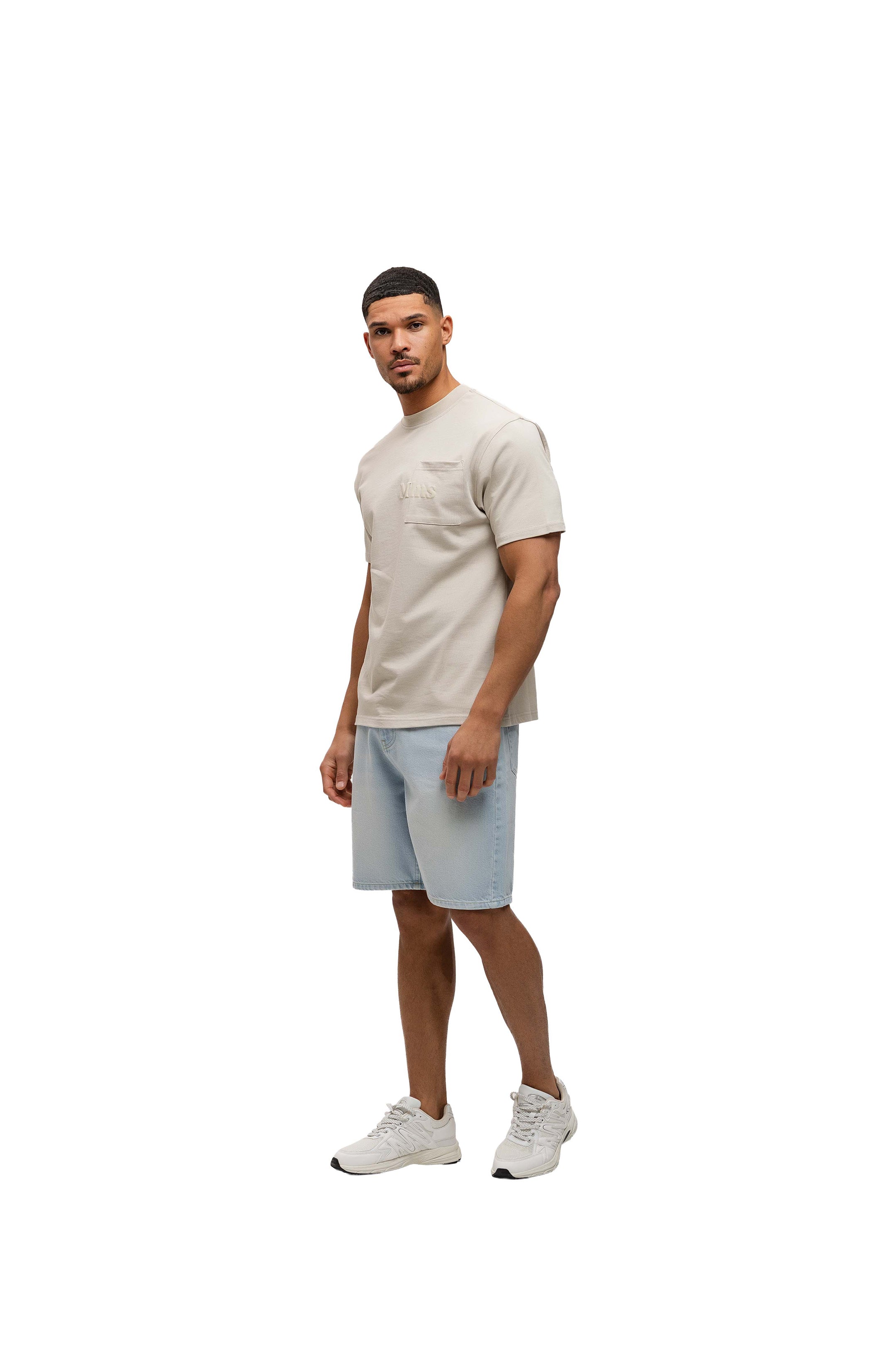 Malelions Men Department T-Shirt | Light Beige