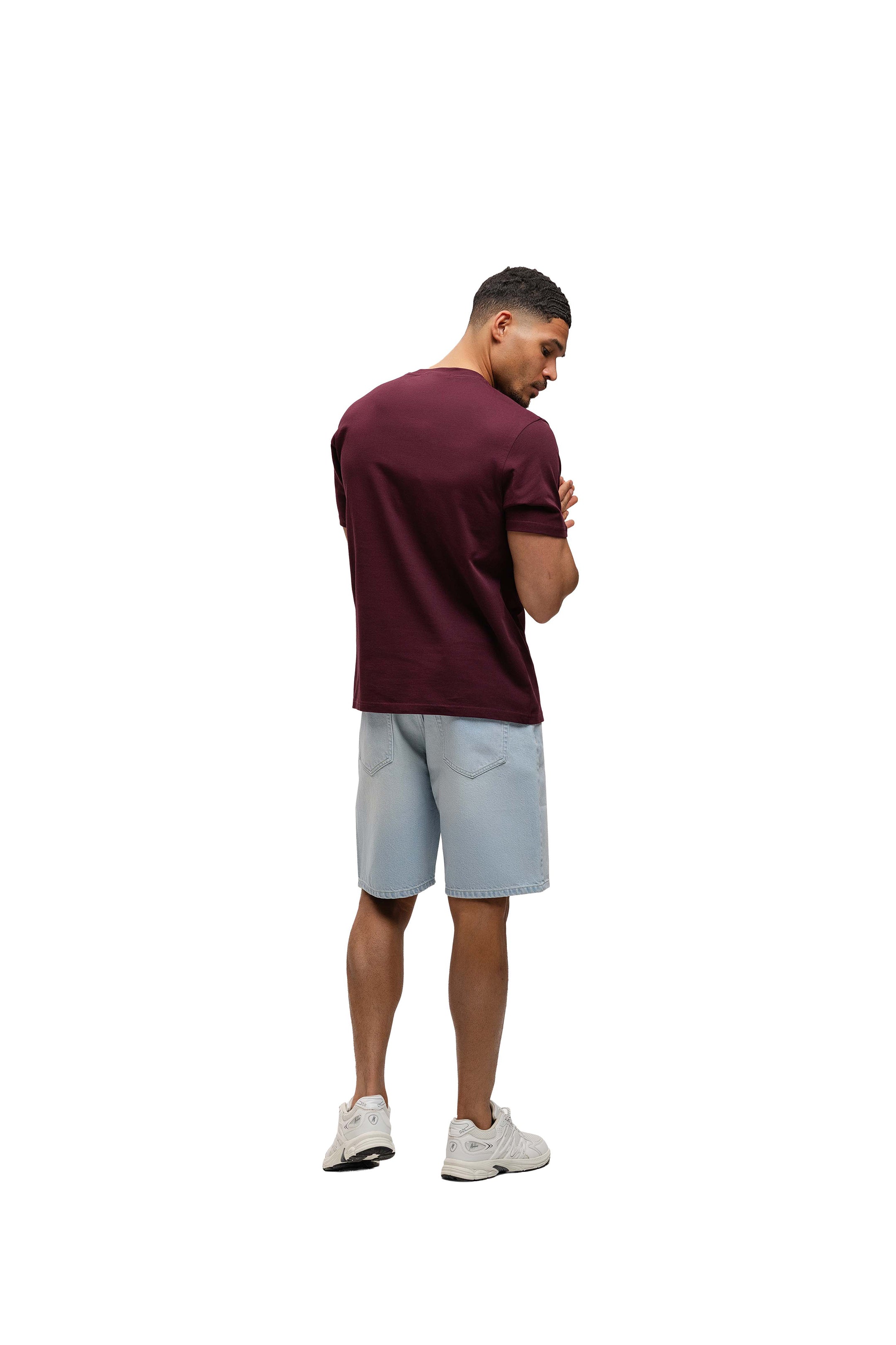 Malelions Men Department T-Shirt | Burgundy