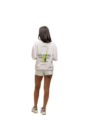 Malelions Women Barista Lounge Oversized T-Shirt | Soft Pink