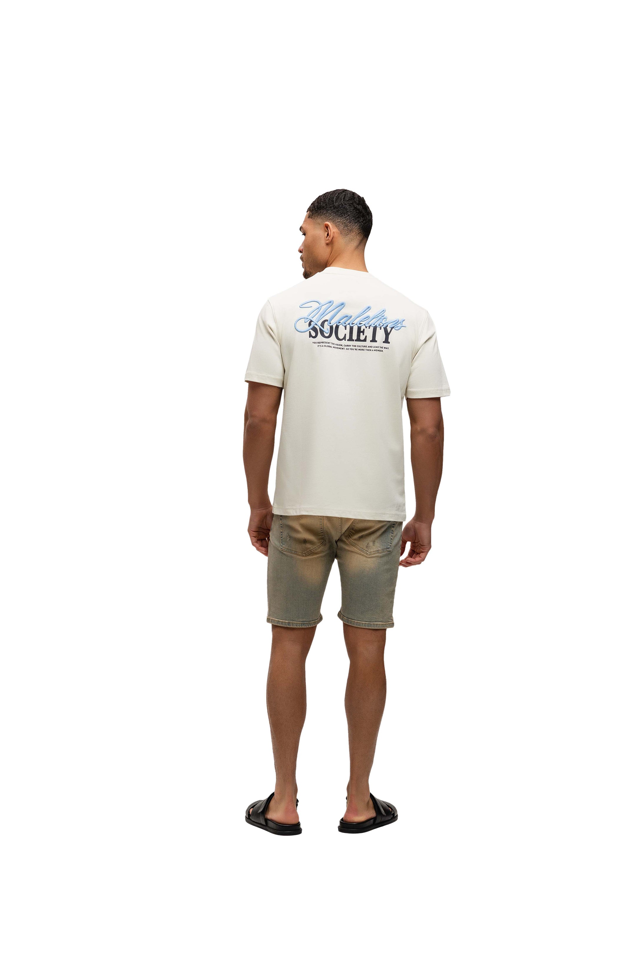 Malelions Men Society T-Shirt | Off-White