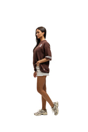 Malelions Women Knitted Football Jersey | Espresso