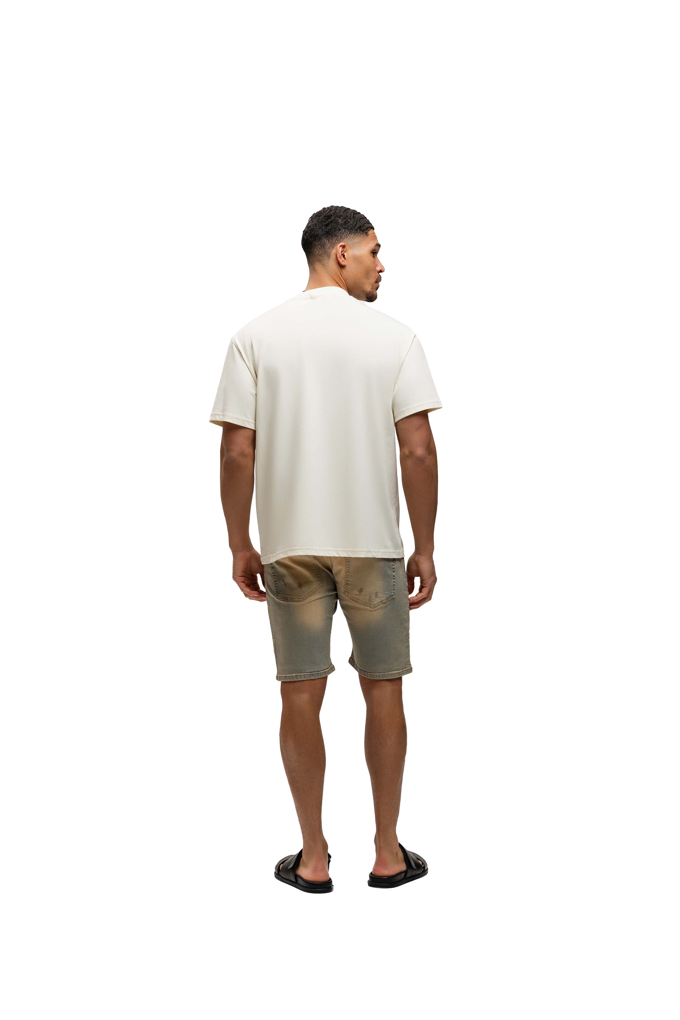 Malelions Men Crest T-Shirt | Off-White