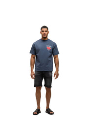 Malelions Men Washed Denim Shorts | Black