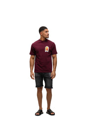 Malelions Men Yacht Window T-Shirt | Burgundy